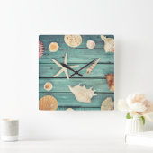 Keuze van de zeeschelpen vierkante klok (Huis)