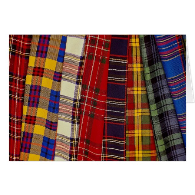 Keuze van tartans (Voorkant Horizontaal)