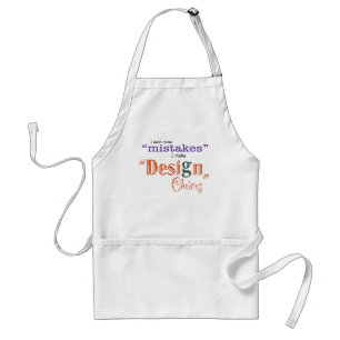 Keuzen voor fouten/ontwerpen - Apron Standaard Schort