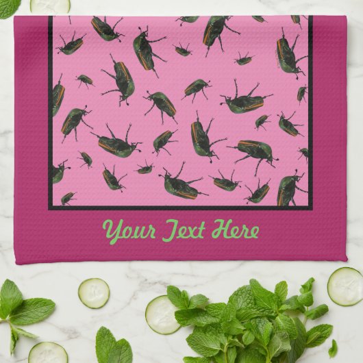 Kever Bug keukenhanddoek (Gevouwen)