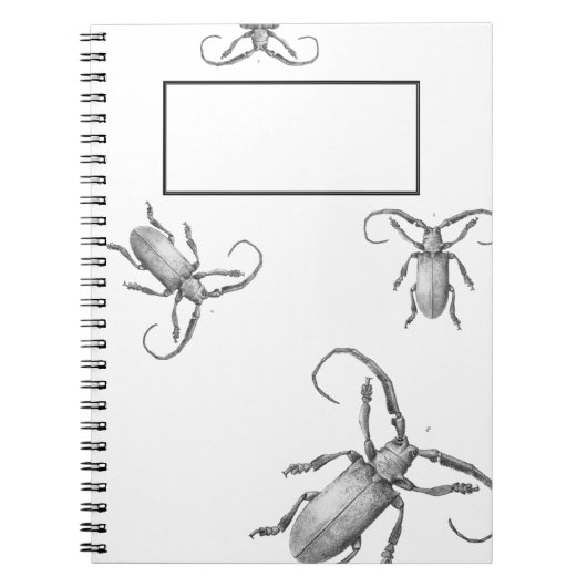 kever-illustratielaptop notitieboek (Voorkant)