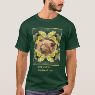Kever op Mullein Flower Creëer Uw eigen foto T-shirt