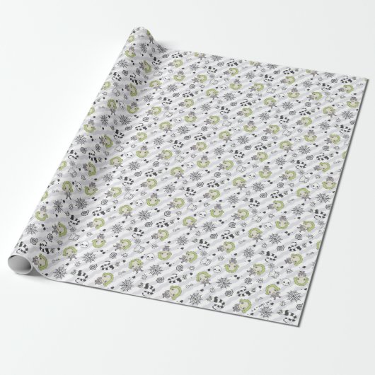 Kever sap Patroon Cadeaupapier (Uitgerold)