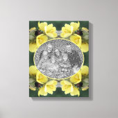 Kever Wild Mullein Flower Creëer Uw eigen foto Canvas Afdruk (Voorkant)
