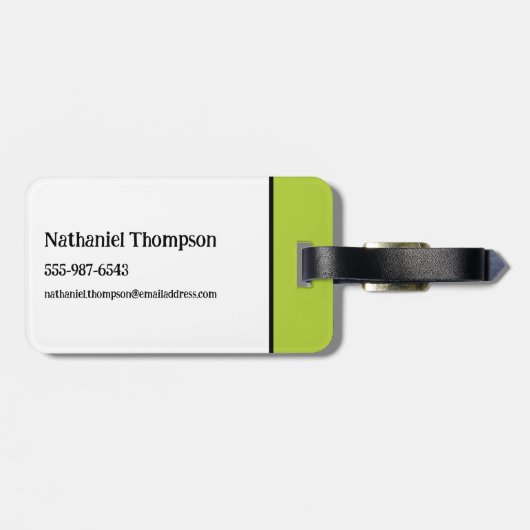 Keversap | Adam & Barbara Scary Bagagelabel (Achterkant horizontaal)