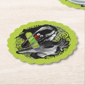 Keversap | Adam & Barbara Scary Kartonnen Onderzetters (Gekanteld)