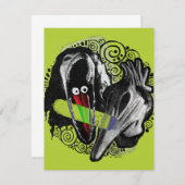 Keversap | Adam & Barbara Scary Notitiekaartje (Voorkant / Achterkant)