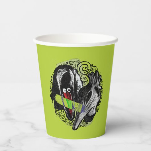 Keversap | Adam & Barbara Scary Papieren Bekers (Achterkant)