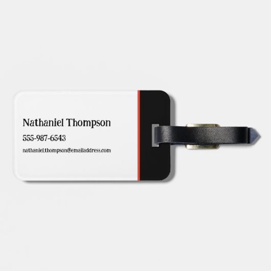 Keversap | Delia Deetz Bagagelabel (Achterkant horizontaal)