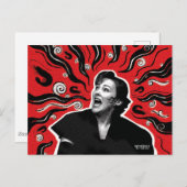 Keversap | Delia Deetz Briefkaart (Voorkant / Achterkant)