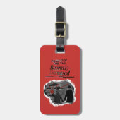 Keversap | Handboek voor de onlangs overleden pers Bagagelabel (Voorkant verticaal)