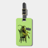 Keversap | Kever in stoel Bagagelabel (Voorkant verticaal)