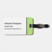 Keversap | Kever in stoel Bagagelabel (Achterkant horizontaal)