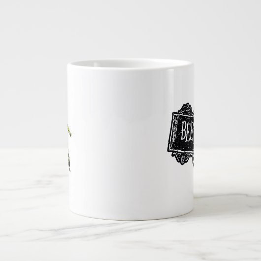 Keversap | Kever in stoel Extra Grote Beker (Voorkant)