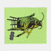 Keversap | Kever in stoel Fleece Deken (Voorkant (Horizontaal))