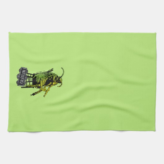 Keversap | Kever in stoel Theedoek (Horizontaal)