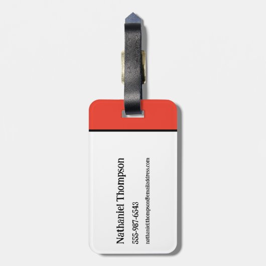 Keversap | Miss Argentinië Bagagelabel (Achterkant verticaal)