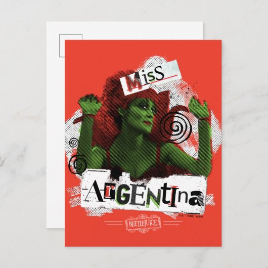 Keversap | Miss Argentinië Briefkaart (Voorkant / Achterkant)