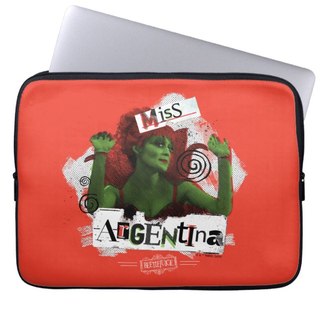 Keversap | Miss Argentinië Laptop Sleeve (Voorkant)
