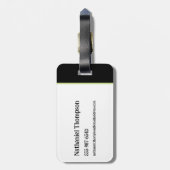 Keversap | Zet het Sap aan Bagagelabel (Achterkant verticaal)