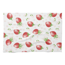 Kevethedoeken met aardbeimotief