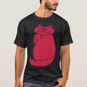 Kevin de Kat in Viva Magenta Kleur van het Jaar 20 T-shirt