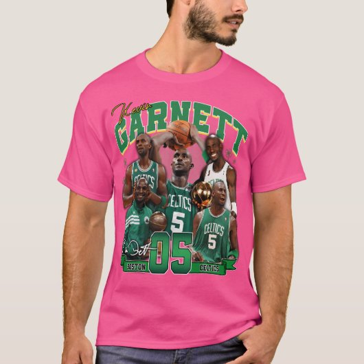 Kevin Garnett het grote ticket Boston Basketball L T-shirt (Voorkant)