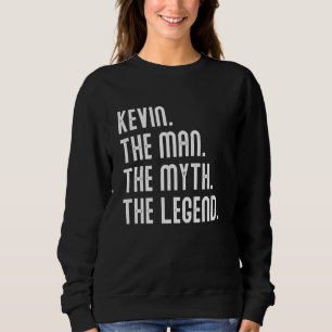 Kevin Man Myth Legend Shirt voor Mannen grappige K