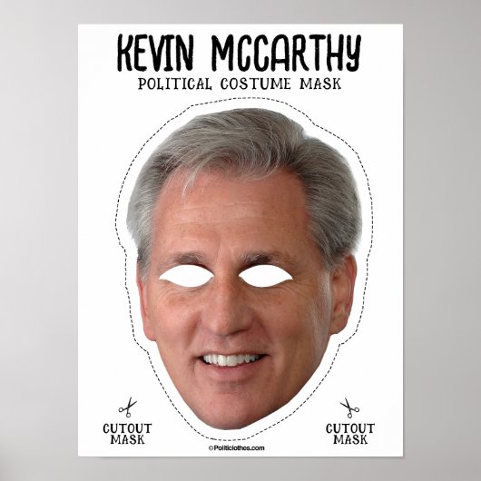 Kevin McCarthy Kostuummasker Poster (Voorkant)