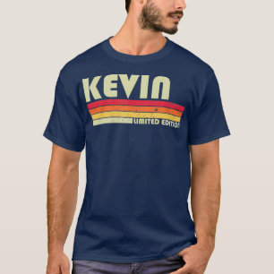 KEVIN Name Personalized Retro  80s 90s T-shirt