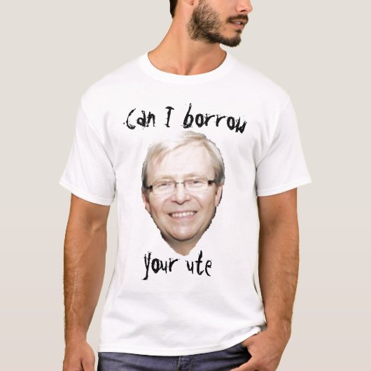 Kevin Rudd utegate T-shirt (Voorkant)