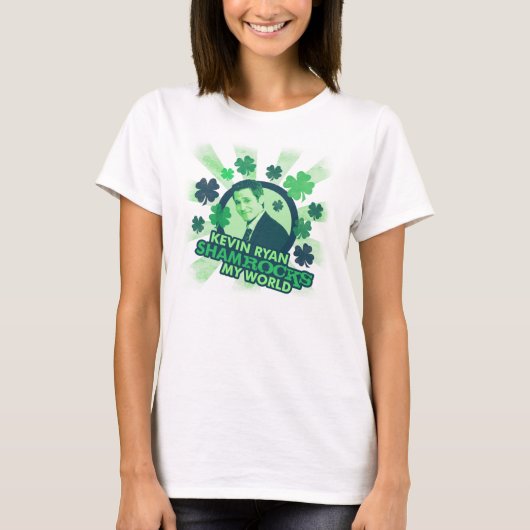 Kevin Ryan du Tshirt "Shamrocks mon monde" du chât (Devant)