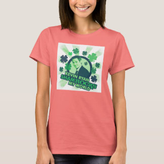 Kevin Ryan van Castle "Shamrocks My World"-shirt T-shirt