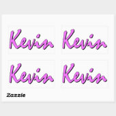 Kevin Sticker rose (Feuille)