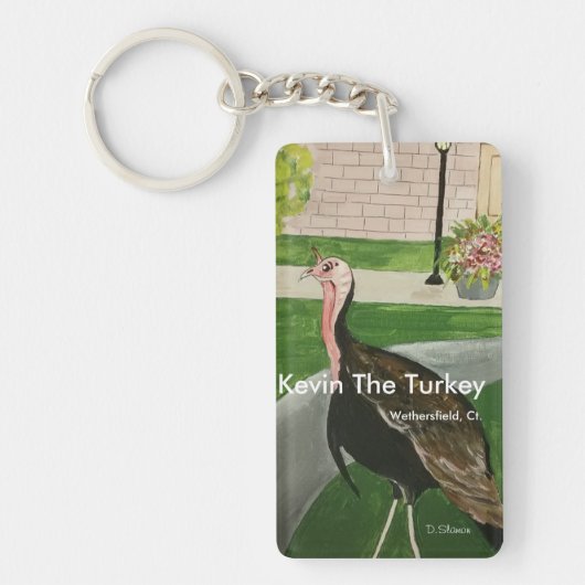 Kevin The Turkey Gifts Sleutelhanger (Voorkant)