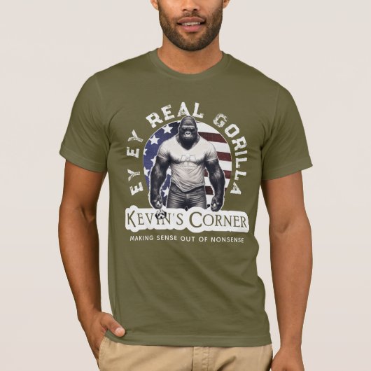 Kevin's Corner EY Echte Gorilla Embleem T-shirt (Voorkant)