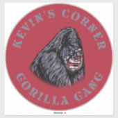 Kevin's Corner GORILLA GANG Sticker (Vel)