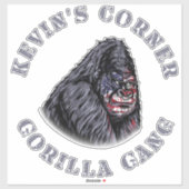 Kevin's Corner GORILLA GANG Sticker (Vel)