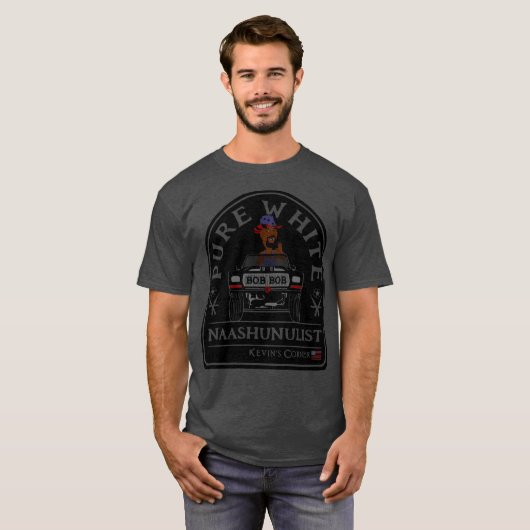 Kevin's Corner Pure White BOB T-shirt (Voorkant volledig)