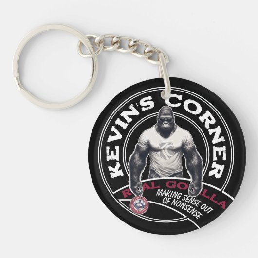 Kevin's Corner REAL GORILLAS Sleutelhanger (Voorkant)