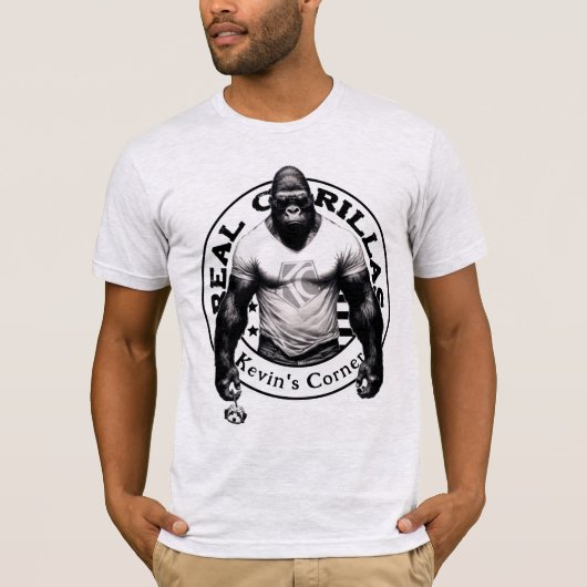 Kevins Corner REAL GORILLAS T-shirt (Voorkant)