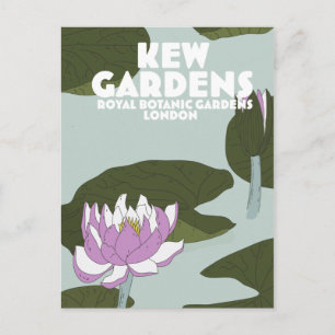 Kew Gardens Londen reisposter Briefkaart