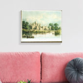 Kew Palace, gezien vanuit Brentford, gegraveerd do Canvas Afdruk (Insitu (Woonkamer))