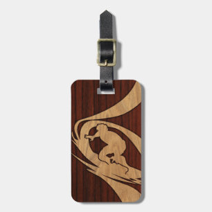 Kewalos Hawaiian Surfer Faux Bagagelabels