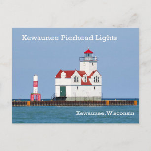 Kewaunee Pierhead Post Card Briefkaart