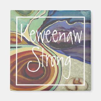 Keweenaw sterke agaat magneet