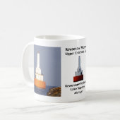 Keweenaw Waterway Upper Entrée Light 2023 mug (Devant gauche)