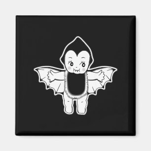 Kewpie-baby-vampiervleermuis-tatoeage  magneet