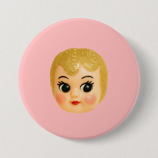 Kewpie Doll Fan Badge Ronde Button 7,6 Cm (Voorkant)