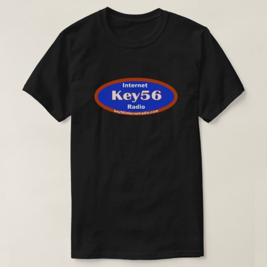Key56 Radio Black T-Shirt (Design voorkant)